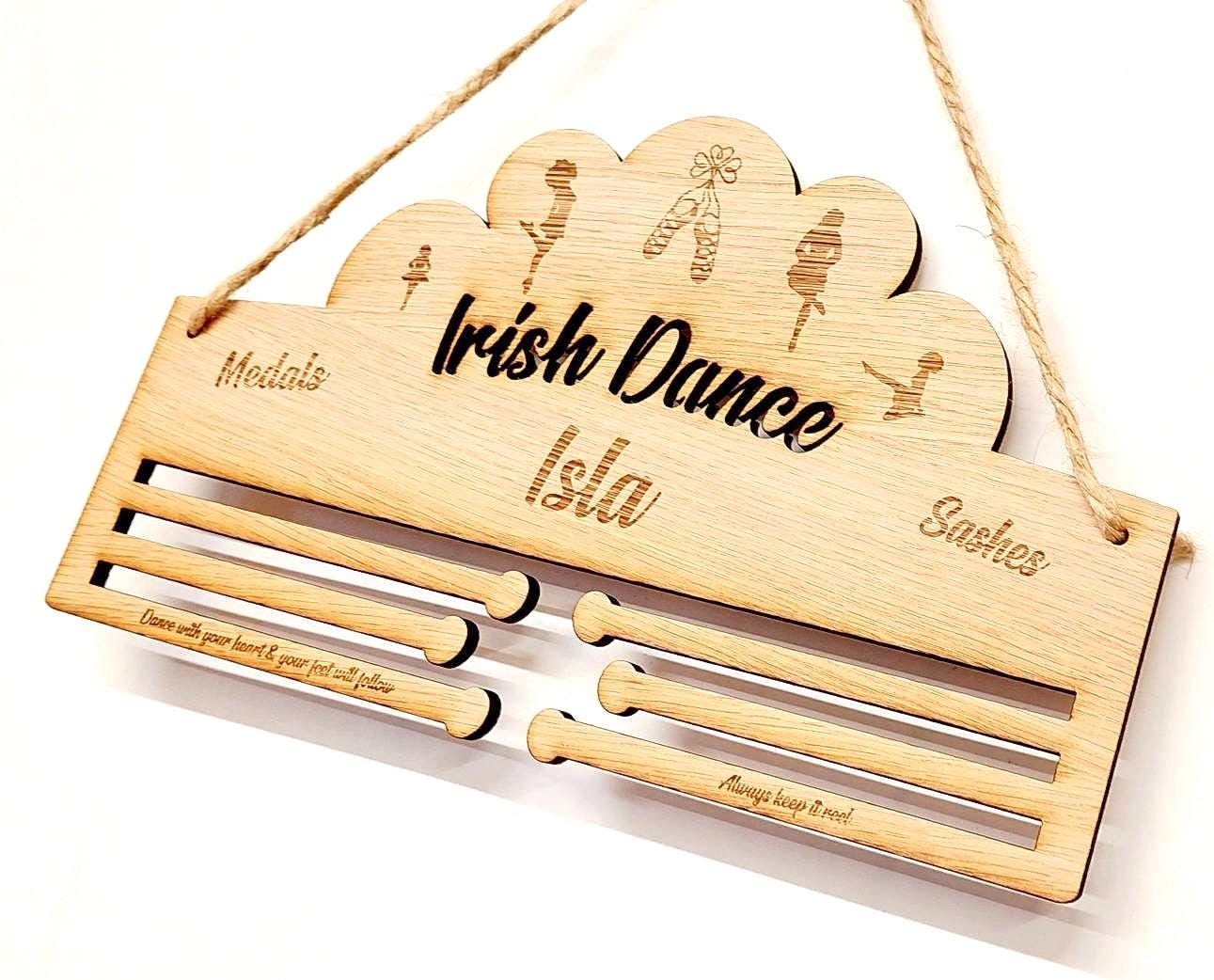 Irish Dance Medal Holder - 6mm Oak Veneer MDF