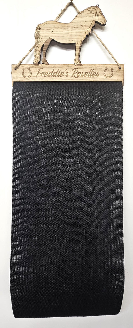 Fell Pony Rosette Holder – Personalised Horse & Pony Medal Display