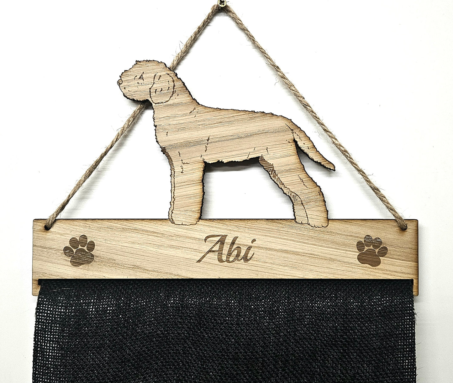 Lagotto Romagnolo Rosette Holder – Personalised Hanging Medal & Rosette Display