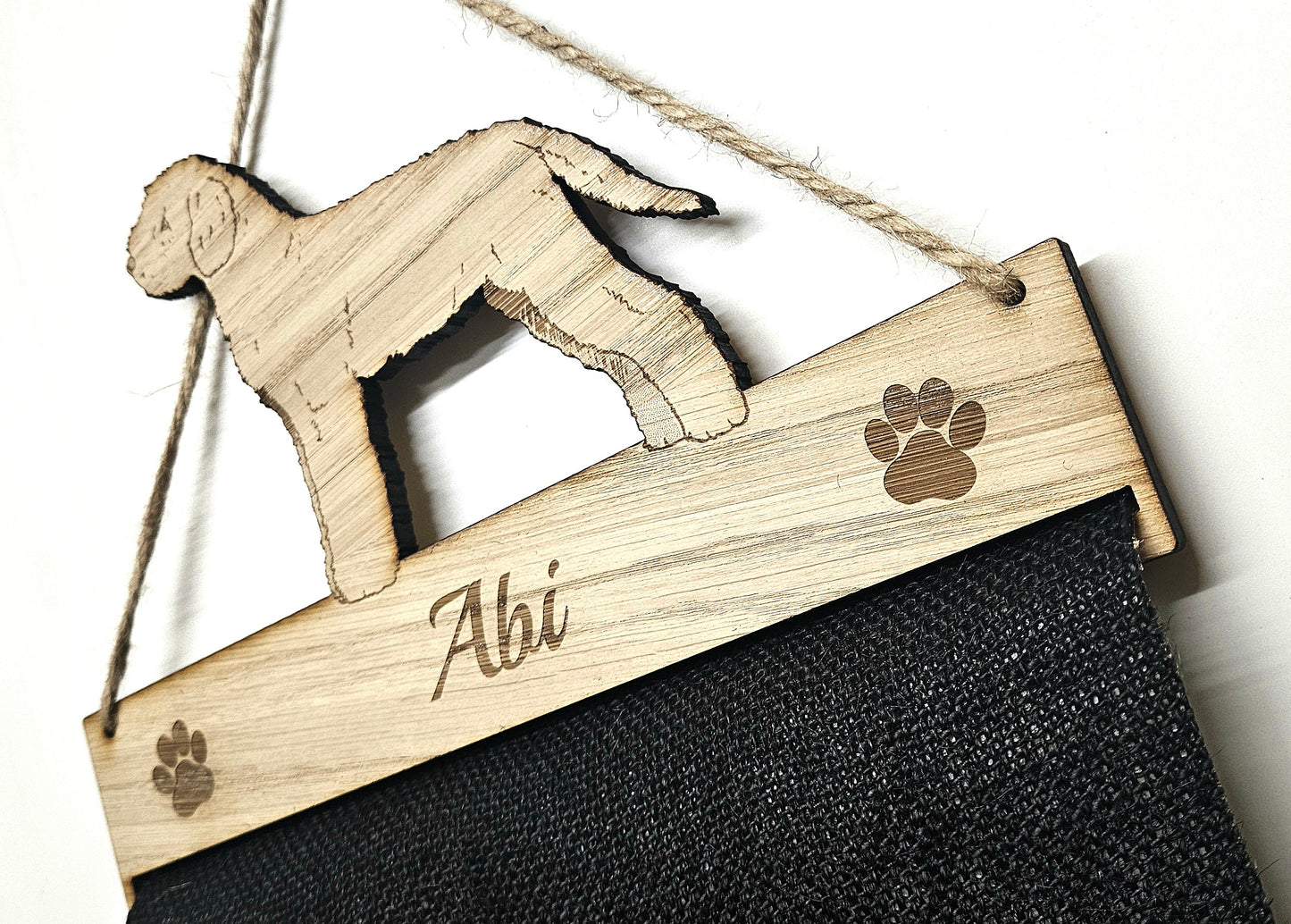 Lagotto Romagnolo Rosette Holder – Personalised Hanging Medal & Rosette Display