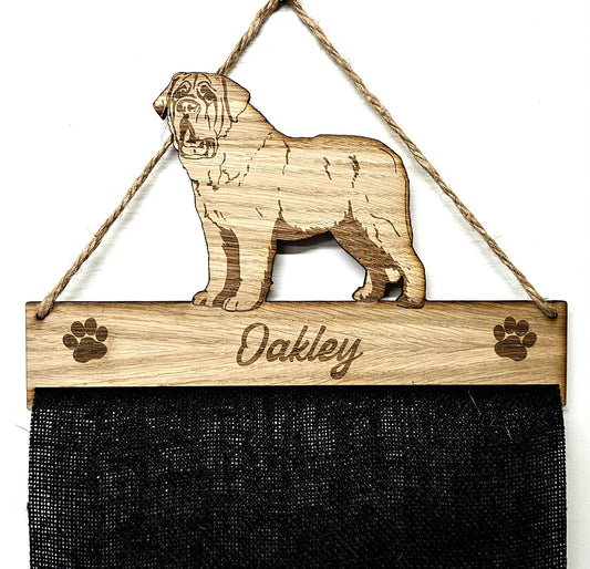Saint Bernard Rosette Holder – Personalised Hanging Medal & Rosette Display