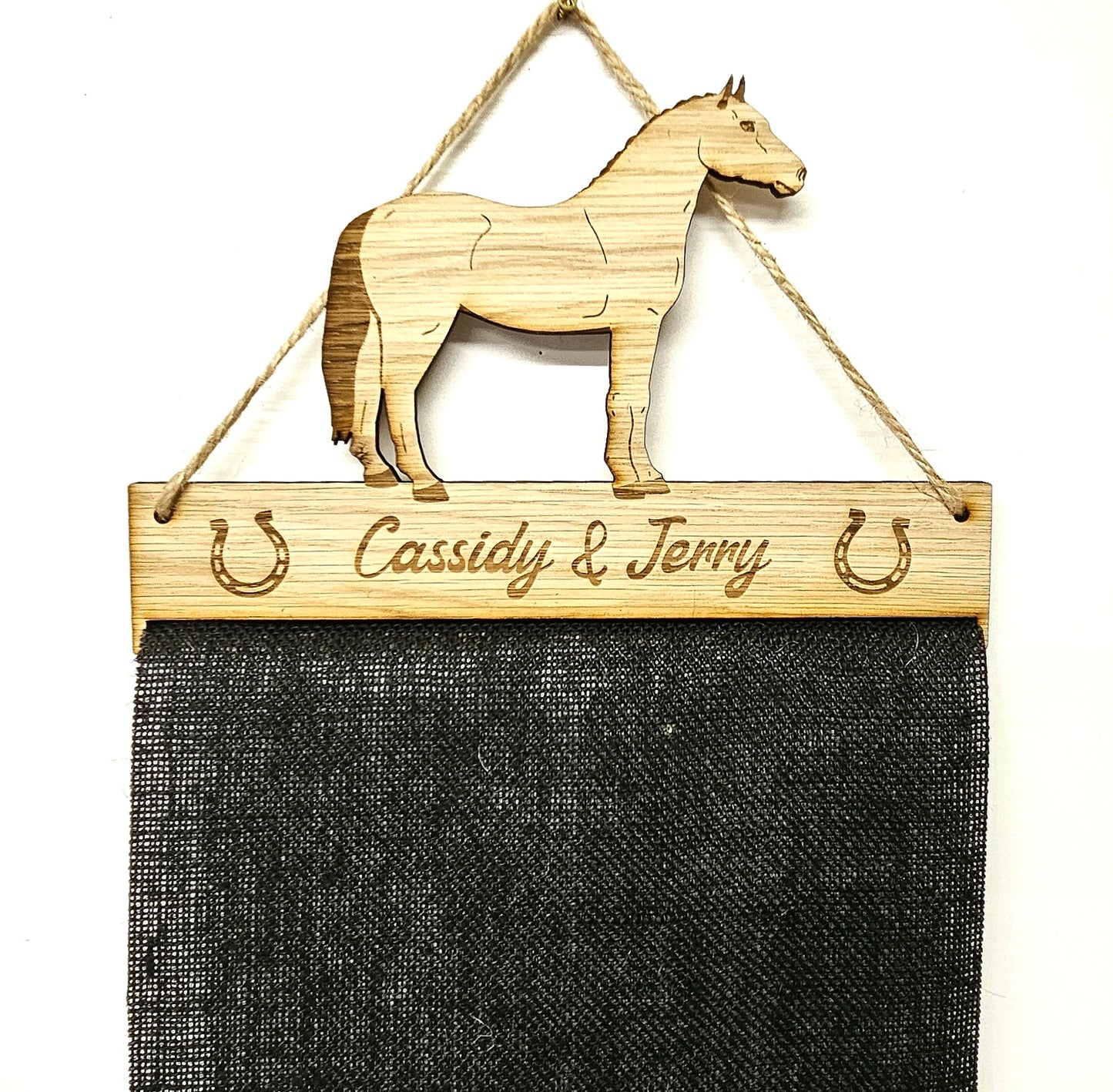 Welsh Section C Horse Rosette Holder – Personalised Rosette Display