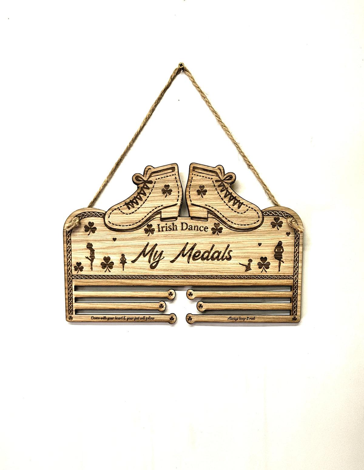 Irish Dancing Shoe's Medal Holder - Personalised Awards Display