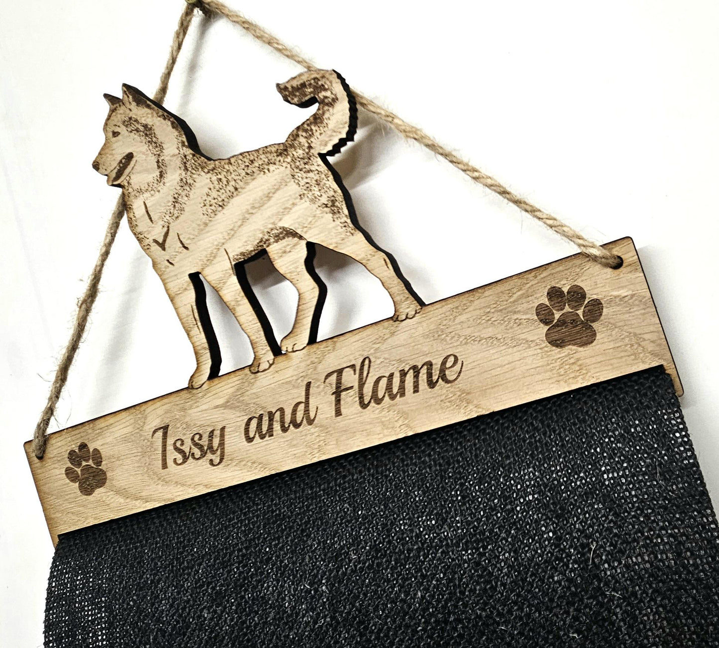 Siberian Husky Rosette Holder – Personalised Dog Show Hanging Awards Display