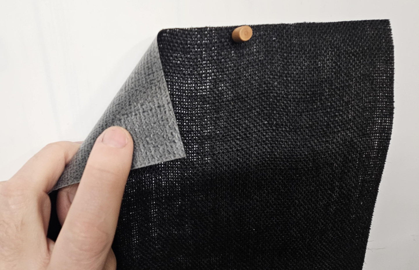 Additional rosette holder, Hessian PVC mesh, for use with wood you laser holders black only... please note the mesh cannot be personalised.