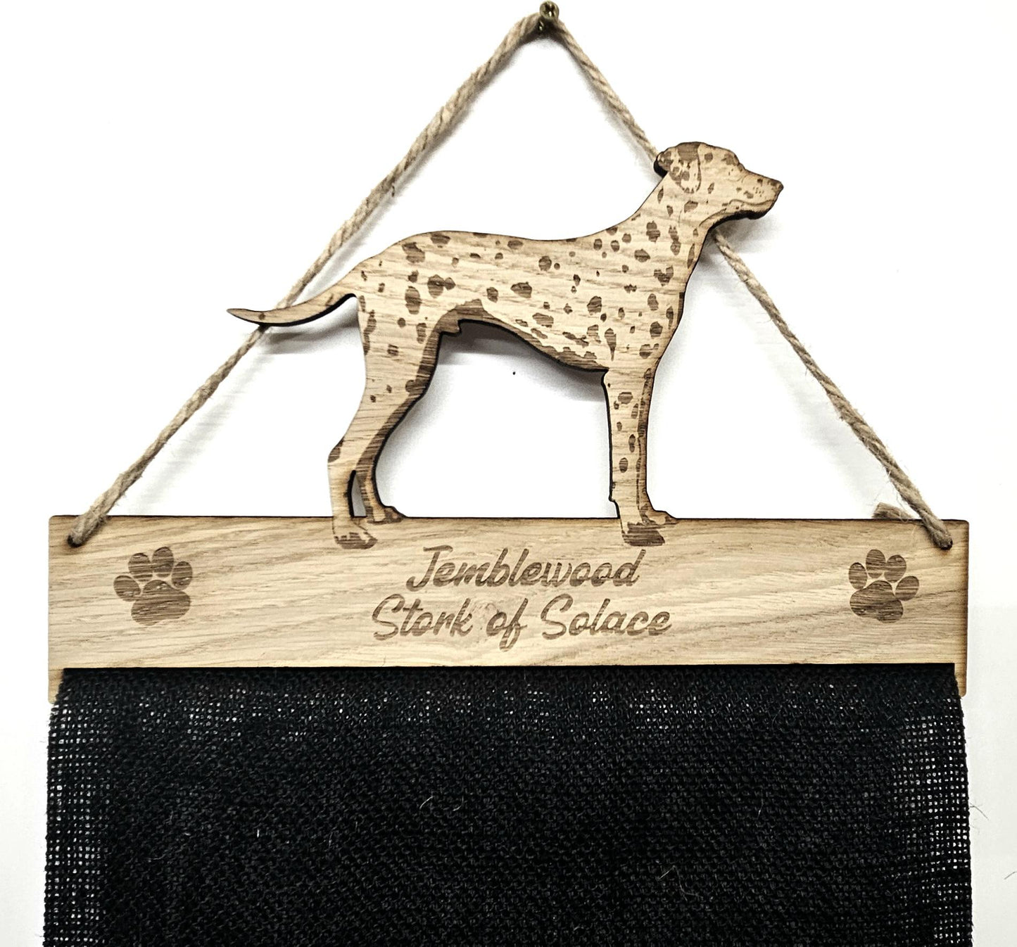 Dalmatian Dog Rosette Holder – Personalised Puppy Medal Display