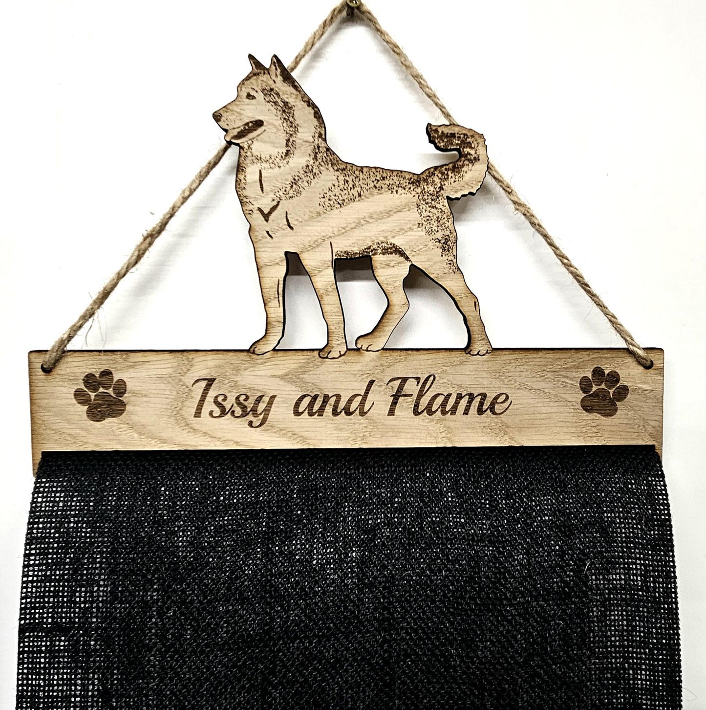 Siberian Husky Rosette Holder – Personalised Dog Show Hanging Awards Display