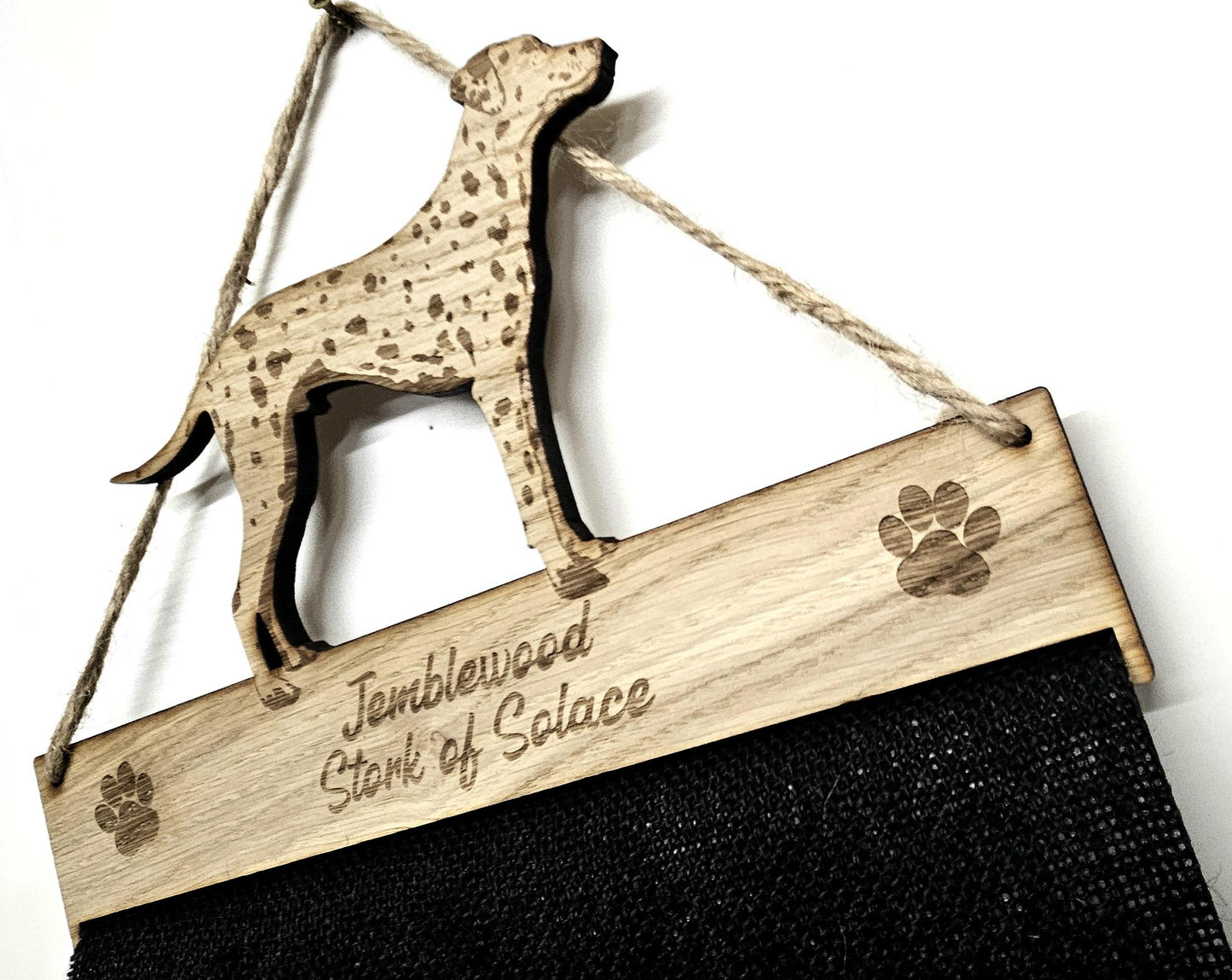 Dalmatian Dog Rosette Holder – Personalised Puppy Medal Display