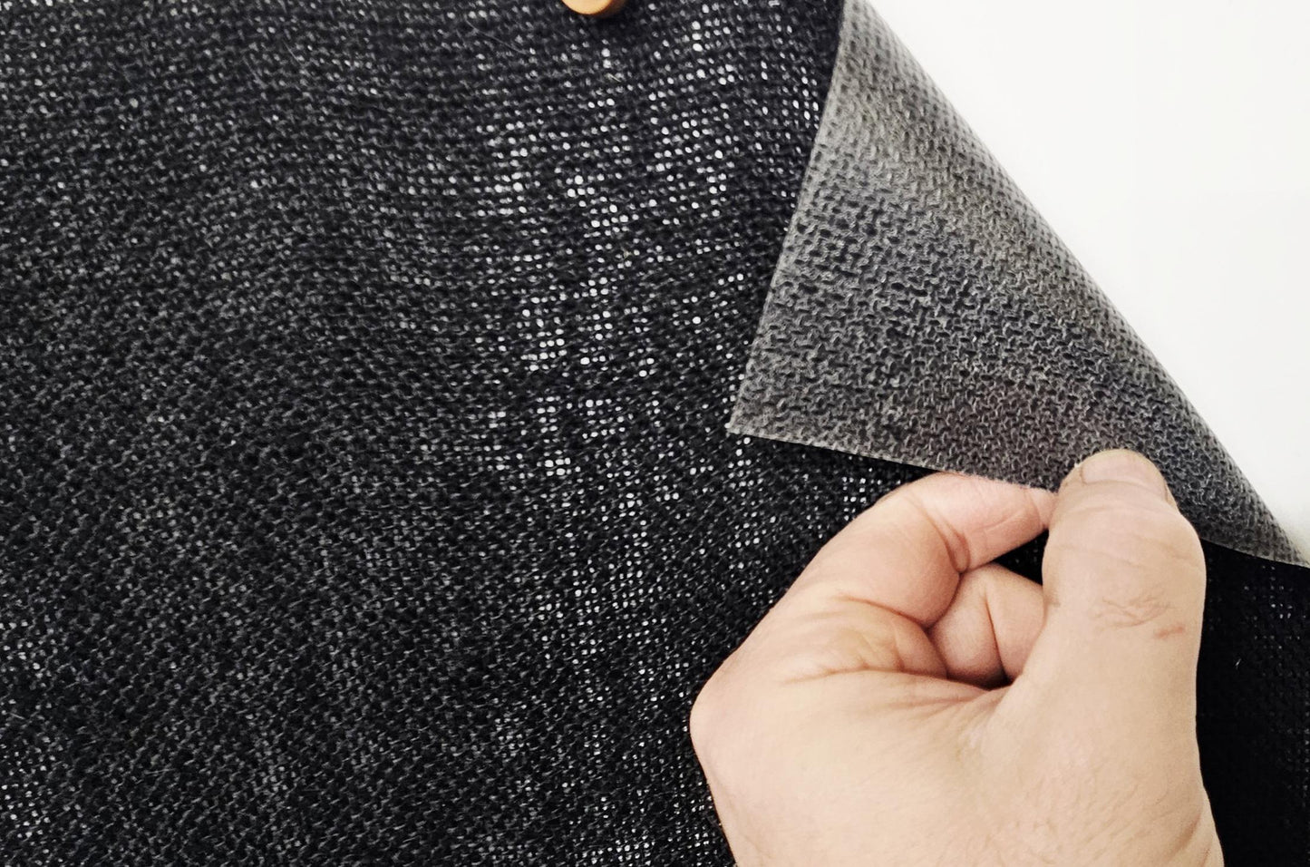 Additional rosette holder, Hessian PVC mesh, for use with wood you laser holders black only... please note the mesh cannot be personalised.